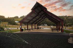 View of home's community featuring a gazebo