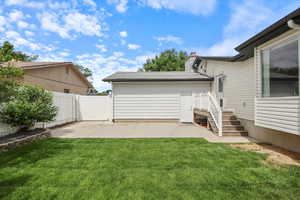 View of yard featuring a patio area