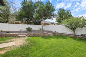 View of yard with a patio area