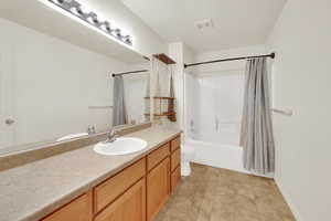 Top floor Bathroom with full bath/shower combination
