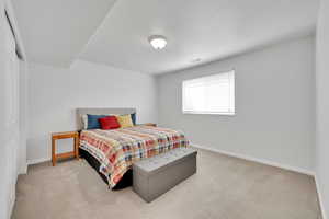 Basement bedroom