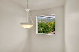 Beautiful mountain views from the upstairs landing!