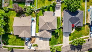 Aerial view of property