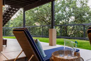 View of patio