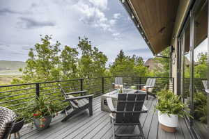 View of deck