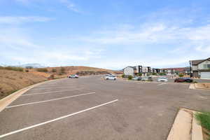 View of uncovered parking lot