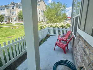 View of patio