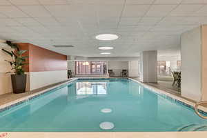 View of indoor community pool