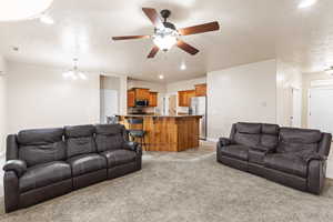 Open concept living space