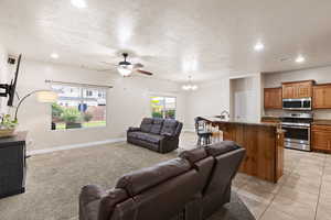 Open concept living space