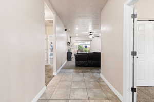 Wide hallway