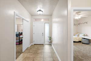 Wide entry hallway