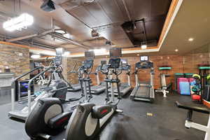 View of gym