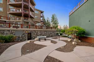 View of property's community with a patio