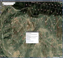 Aerial overview of property's location
