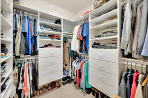 Spacious closet