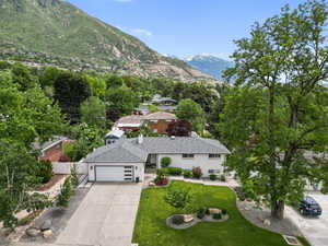 View of mountain background