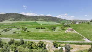 Mountain view featuring rural landscape