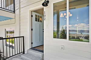 View of exterior entry