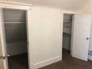 2nd floor bedroom View of closet