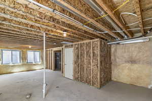 View of basement