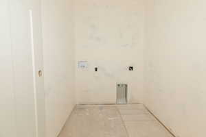 Washroom featuring hookup for a washing machine
