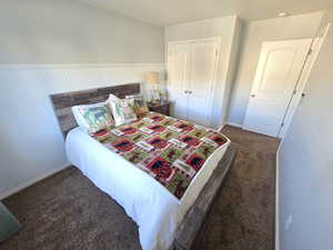 Top floor bedroom
