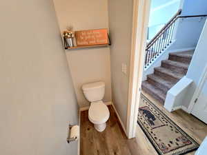 Half bathroom on the main floor
