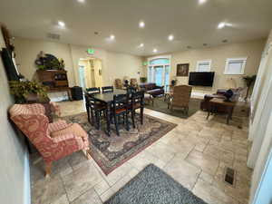 Community clubhouse gathering room