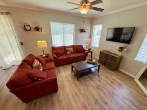 Family room on the main floor