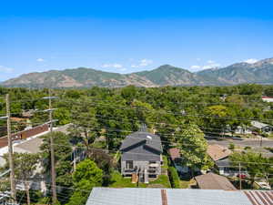 View of mountain background
