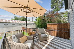 View of deck