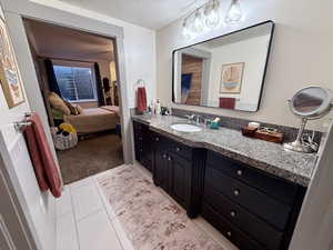 Jack and Jill bathroom sink for bedroom 2