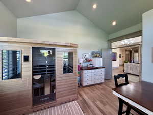 Formal sitting room or bedroom with 6 large windows