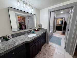 Jack and Jill bathroom sink for bedroom 2