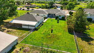 Aerial view of property and surrounding area