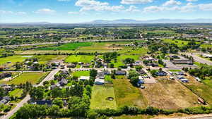 Aerial view of mountains