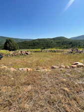 View of mountain background