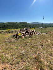 View of mountain background
