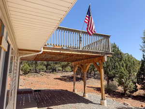 View of community with a deck