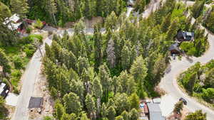 Aerial view of property's location