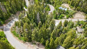 Aerial view of property and surrounding area