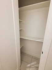 View of closet