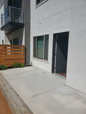View of patio / terrace featuring a balcony