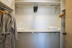 View of spacious closet