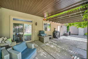 View of patio