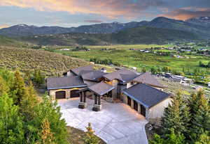 View of mountain background
