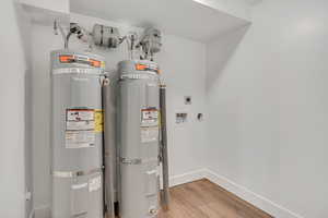 Utilities with water heater
