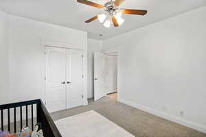 Bedroom 2 with large closet