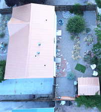 View from above of property
